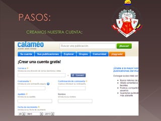 CREAMOS NUESTRA CUENTA:
 