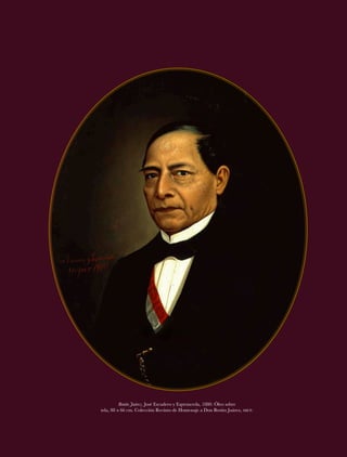 Andrés Garrido del Toral
49
Benito Juárez. José Escudero y Espronceda, 1880. Óleo sobre
tela, 88 x 66 cm. Colección Recinto de Homenaje a Don Benito Juárez, shcp.
 