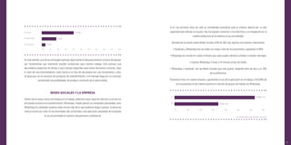 95
En este sentido, una de las principales barreras sigue siendo el desconocimiento a la hora de apostar
por herramientas que realmente resulten productivas para nuestro trabajo. Esto provoca una
abrumadora avalancha de ofertas y poco tiempo disponible para tomar decisiones correctas. Aquí
el valor de una recomendación cobra fuerza a la hora de decantarse por una herramienta u otra.
Al igual que con el consumo de productos de entretenimiento, si el mensaje llega por un conocido
aumentarán las posibilidades de prueba o concesión de la oportunidad.
REDES SOCIALES Y LA EMPRESA
Dentro de la nueva cultura tecnológica en el trabajo, debemos hacer especial mención a uno de sus
principales actores en la transformación: WhatsApp. Puede parecer un comentario desmedido, pero
WhatsApp ha cambiado nuestras vidas mucho más de lo que podemos llegar a pensar. Si ahora las
marcas luchan por estar en las prioridades del consumidor, esta aplicación propiedad de Facebook
es ya una prioridad en nuestra vida personal y profesional.
Si en sus primeros años de vida se consideraba perjudicial para el entorno laboral por su alta
capacidad para distraer al usuario, hoy ha logrado convencer a los directivos y su integración en la
cadena productiva de la empresa es ya una realidad.
Atendiendo al estudio sobre Redes Sociales 2016 de IAB, hay algunas conclusiones interesantes:
• Facebook y WhatsApp son las redes con mayor nivel de reconocimiento, superando el 90%.
• WhatsApp ha crecido en cuanto a tiempo que cada usuario destina a chatear o mandar mensajes.
• Usamos WhatsApp 5 horas y 14 minutos al día, de media.
• WhatsApp y Facebook son las Redes Sociales que más gustan, llegando entre las dos a un 76%
de la preferencia.
Poniendo el foco en nuestro estudio y apuntando al uso de la aplicación en el trabajo, el 65,99% de
los encuestados ve de manera positiva la creación de grupos de trabajo vía WhatsApp.
20.60%
9.20%
8.50%
Por mejorar
Por ganar tiempo
Por comodidad
0% 5% 10% 15% 20% 25% 30% 35% 40% 45% 50%
65,99% / 520
34.01% / 268
Sí
No
0% 10% 20% 30% 40% 50% 60% 70%
* Panel Online Ad-Hoc Estudio Tecnokillers - Toluna, 2016.
 