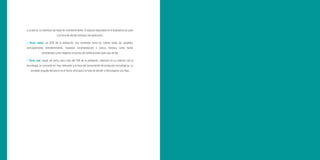 121
y su precio. Le interesan las Apps de entretenimiento. El espacio disponible en el dispositivo es calve
a la hora de decidir eliminar una aplicación.
• Tecno native, un 30% de la población, uso constante toma en cuenta todas las variables,
principalmente; entretenimiento, novedad, recomendación o precio. Destaca como factor
considerado como negativo el exceso de notiﬁcaciones push que recibe.
• Tecno user, target de nicho, poco más del 10% de la población, Intensivo en su relación con la
tecnología, se convierte en muy relevante a la hora del lanzamiento de productos tecnológicos. La
novedad seguida del precio es el factor principal a la hora de decidir si descargarse una App.
 