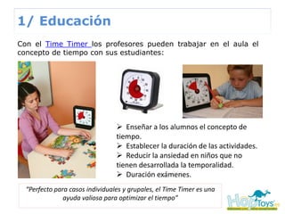 Time Timer: autorregulación, atención y autonomía - Hop'Toys