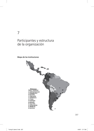 7
               Participantes y estructura
               de la organización


               Mapa de las Instituciones




                                            307




Tuning A Latina C.indd 307                    4/4/07 17:17:48
 