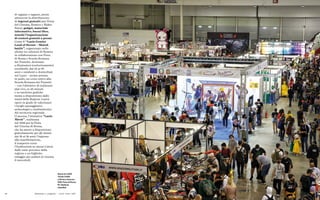 34 35
Stand di LAZIO
YOUth CARD
a Romics Autunno
2021, Fiera di Roma.
Ph. Stefania
Casellato
di ragazze e ragazzi, anche
attraverso la distribuzione
di ingressi gratuiti (per Festa
del Cinema, Romics e Maker
Faire), gadget, materiale
informativo, buoni libro,
nonché l’organizzazione
di contest gratuiti a premi.
Come il “Lazio Comics
Land of Heroes – Sketch
battle”, organizzato nelle
ultime tre edizioni di Romics
in collaborazione con Fiera
di Roma e Scuola Romana
dei Fumetti, destinato
a illustratori (esclusivamente)
esordienti, dai 14 ai 29
anni e residenti o domiciliati
nel Lazio – primo premio
in palio, un corso estivo alla
Scuola Romana dei Fumetti
– con l’obiettivo di realizzare
(dal vivo, in 45 minuti
e su tavolette grafiche
messe a disposizione dallo
stand della Regione Lazio)
opere in grado di valorizzare
i luoghi paesaggistici,
archeologici e architettonici
del territorio regionale.
O ancora, l’iniziativa “Lazio
Movie”, realizzata
nel 2018 per la Festa
del Cinema di Roma,
che ha messo a disposizione
gratuitamente per gli utenti
dai 18 ai 26 anni l’ingresso
alla manifestazione,
il trasporto verso
l’Auditorium su mezzi Cotral
dalle varie province della
regione e un biglietto
omaggio per andare al cinema
il mercoledì.
Politiche e progetti — LAZIO YOUth CARD
 