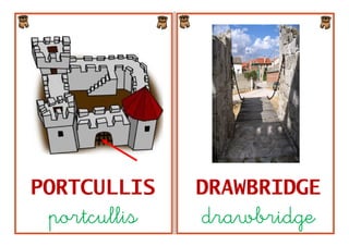 PORTCULLIS    DRAWBRIDGE
 portcullis   drawbridge
 