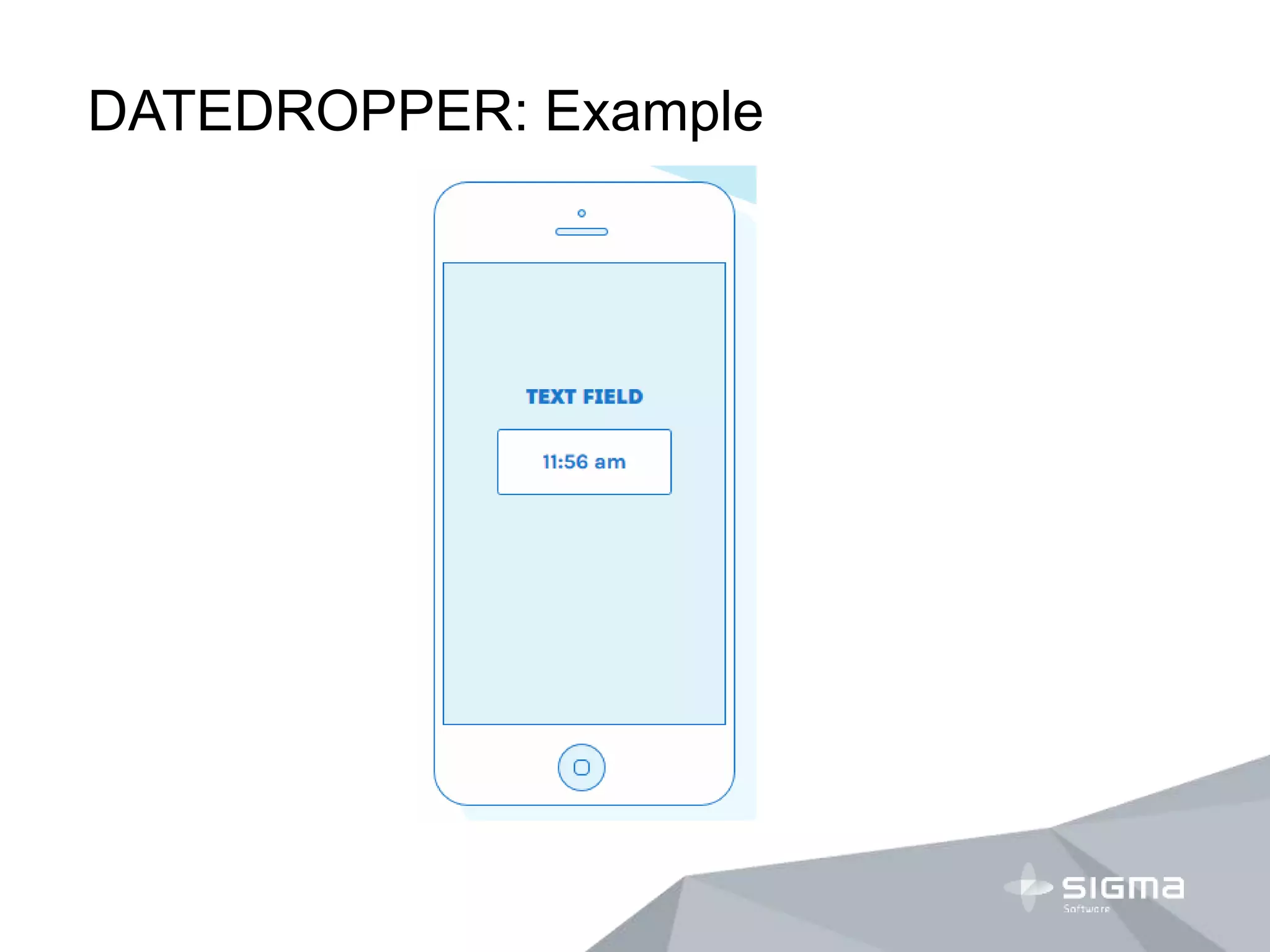 DATEDROPPER: Example
 