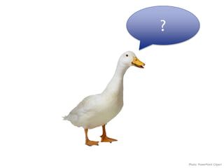 ?
Photo: PowerPoint Clipart
 