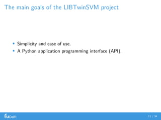 LIBTwinSVM: A Library for Twin Support Vector Machine | PDF