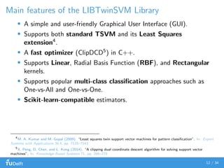 LIBTwinSVM: A Library for Twin Support Vector Machine | PDF