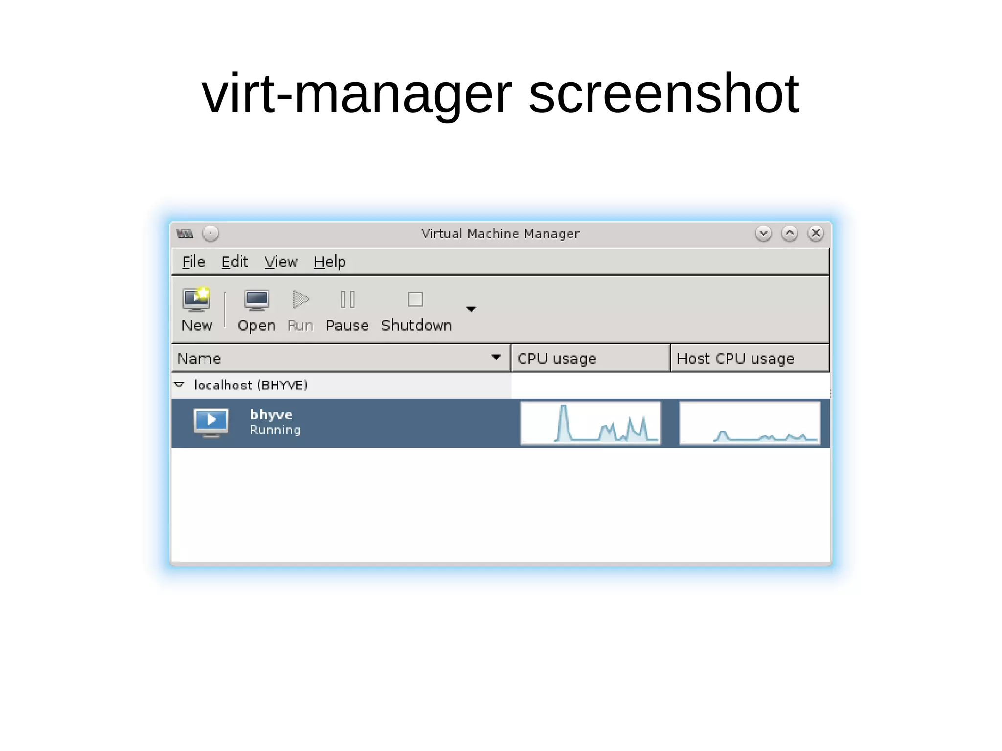 virt-manager screenshot
 