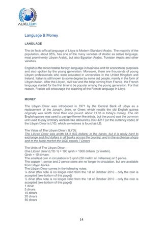 Libya Language Spoken Libya medical plan | PDF