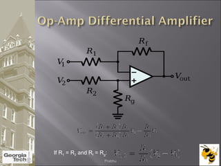 If R1 = R2 and Rf = Rg:
04/02/2015 Prabhu
 
