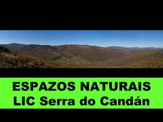 ESPAZOS NATURAIS
LIC Serra do Candán
 