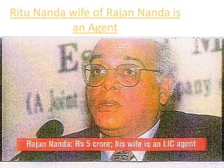 9825288993 becomelicagent.co.in
Ritu Nanda wife of Rajan Nanda is
an Agent
 