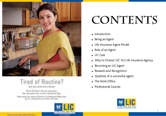 Lic agency recruitment booklet