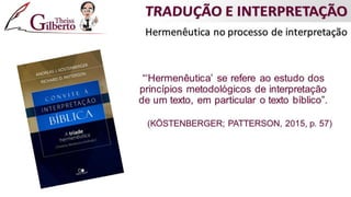 Lição 06 -  Por que a interpretação é necessária?