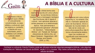 Lição 06 -  Por que a interpretação é necessária?