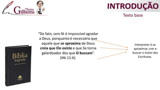 Lição 06 -  Por que a interpretação é necessária?
