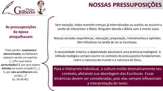 Lição 06 -  Por que a interpretação é necessária?