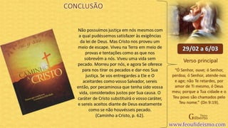 Lição 10 - Da confissão a consolação - PTGD