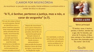Lição 10 - Da confissão a consolação - PTGD