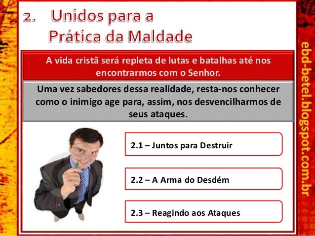 O progresso da obra de Deus suscitou a ira dos
inimigos, que não queriam ver a restauração seguir
adiante.
âE sucedeu que,...