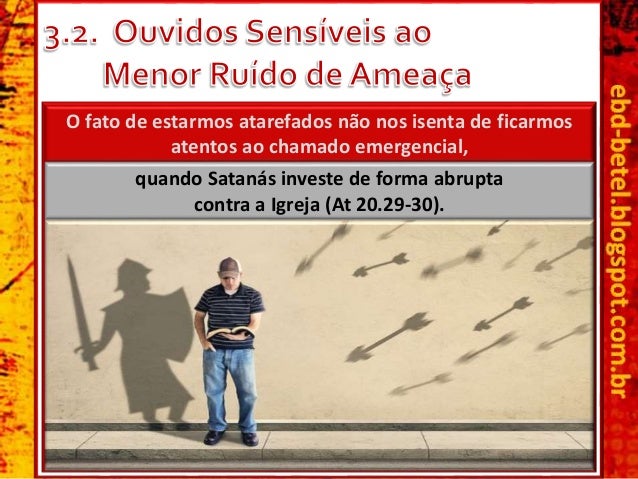 ⷠMas não podemos desistir de realizar o
que o Senhor nos incumbiu, mesmo quando os
inimigos unem-se objetivando nossa
des...