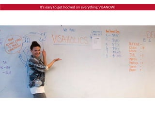 It’s easy to get hooked on everything VISANOW!
 