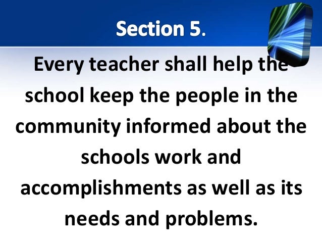Code Of Ethics For Professional Teacher Code Of Ethics For Professional Teacher