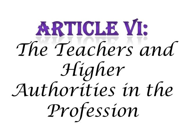 Code Of Ethics For Professional Teacher Code Of Ethics For Professional Teacher