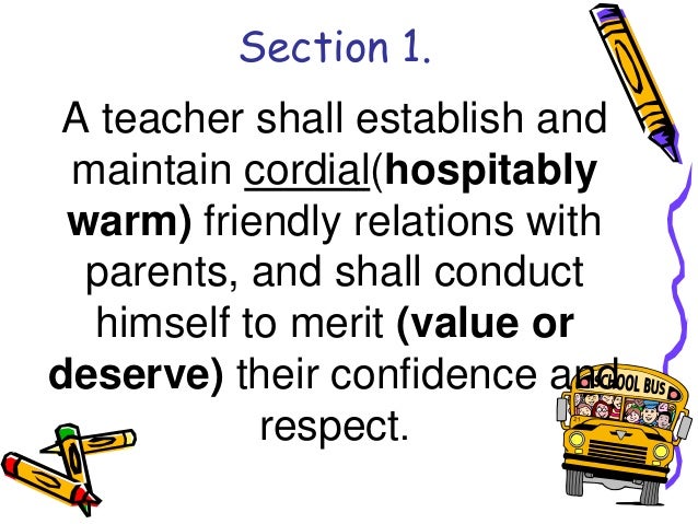 Code Of Ethics For Professional Teacher Code Of Ethics For Professional Teacher