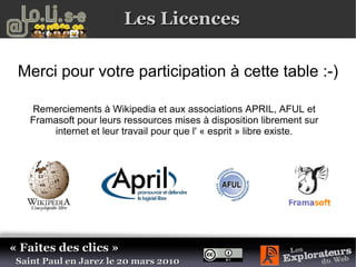 Wikimedia :  le partage avant tout 