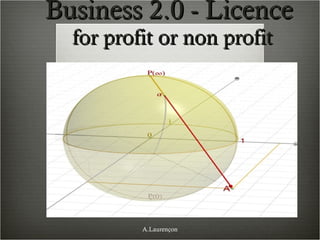 Business 2.0 - Licence  for profit or non profit A.Laurençon 