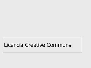 Licencia Creative Commons 