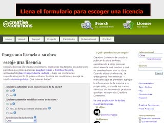Llena el formulario para escoger una licencia   