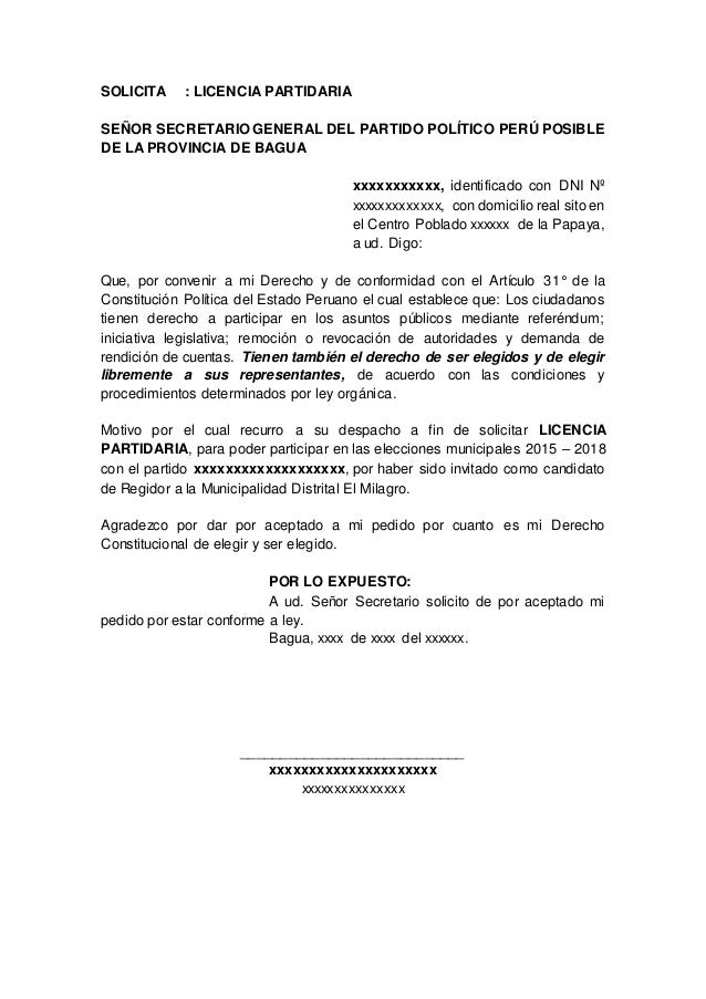 Licencia partidaria
