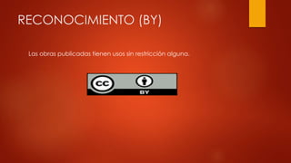 RECONOCIMIENTO (BY)
Las obras publicadas tienen usos sin restricción alguna.