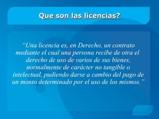Licencias libres 
