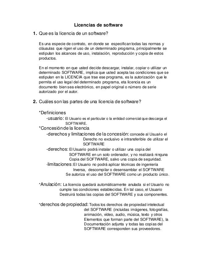licencias de software licencias de software