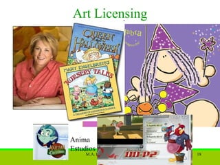 Art Licensing




Anima
Estudios
     M.A. Bernardo Amezcua N.   18
 