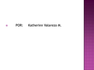  POR: Katherinn Valarezo M.