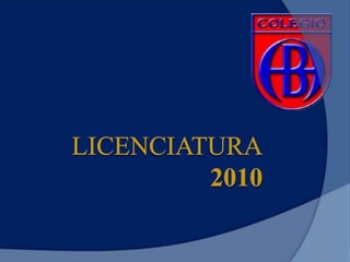 Licenciatura 2010 
