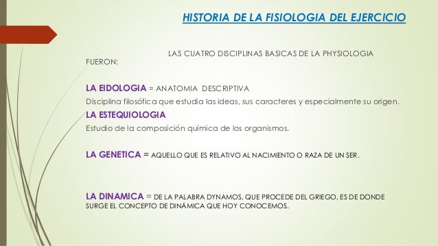 historia de la fisiologia del ejercicio historia de la fisiologia del ejercicio