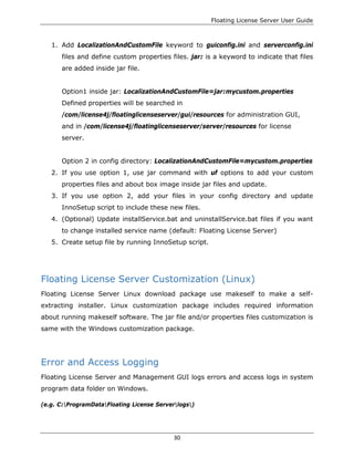 Floating License Server User Guide | PDF