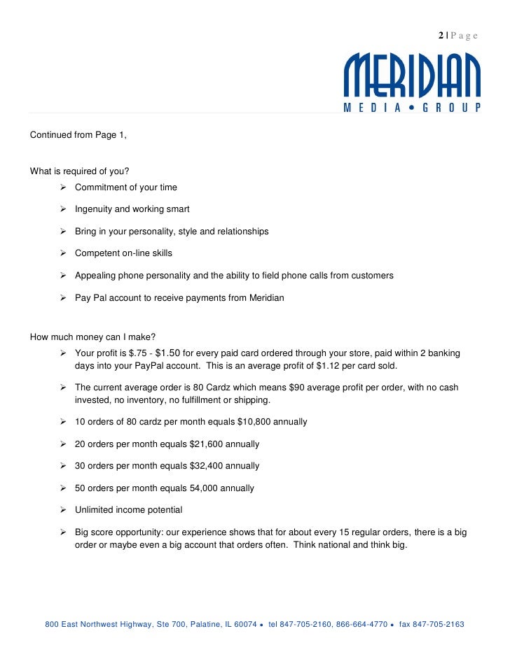 Licensee On Line Store Intro Letter