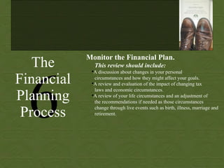 The Financial Planning Process ,[object Object],[object Object],[object Object],[object Object],[object Object],6 
