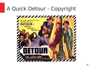 19 
A Quick Detour - Copyright 
 