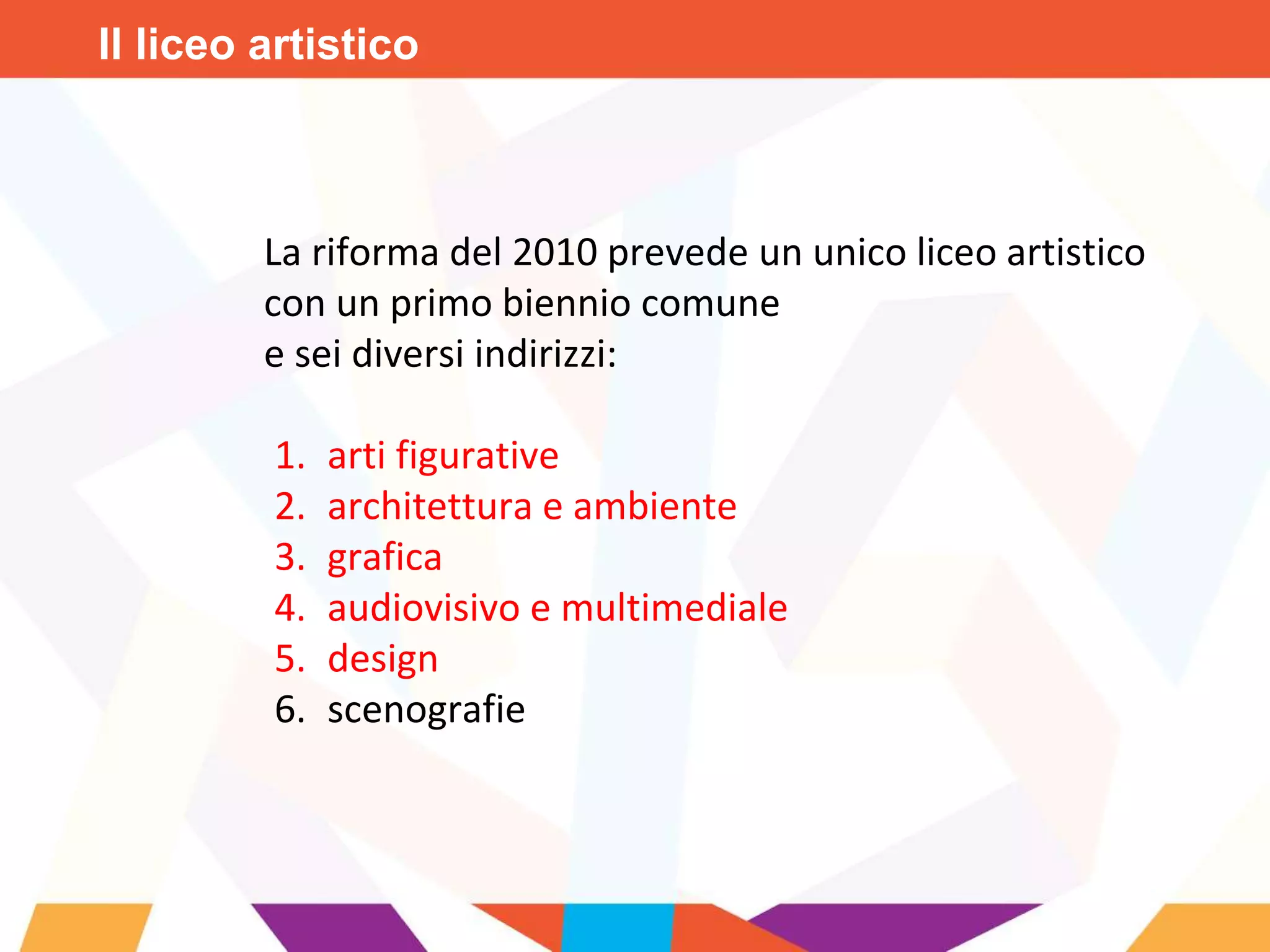 Liceo artistico - Indirizzo Grafica | PPT