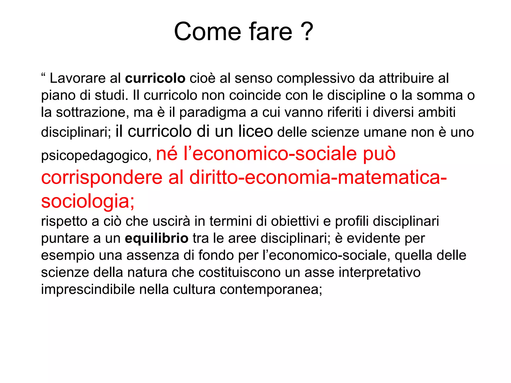 Liceo Economico Sociale Pp2 | PPT