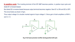 Invert Positive Signal linear5 circuit analysis Charateristics of Op-Amp.ppt