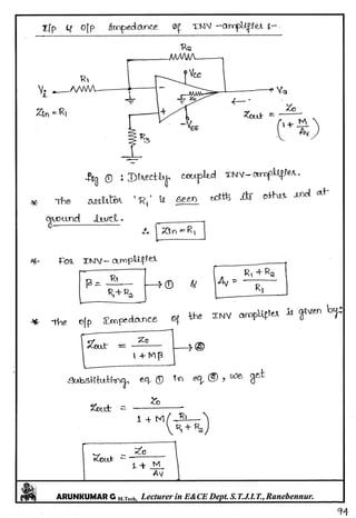 Linear IC's & Application Notes